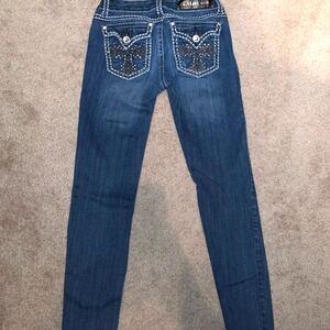 L.A Idol USA Bling & Bedazzled Skinny Denim Jeans
